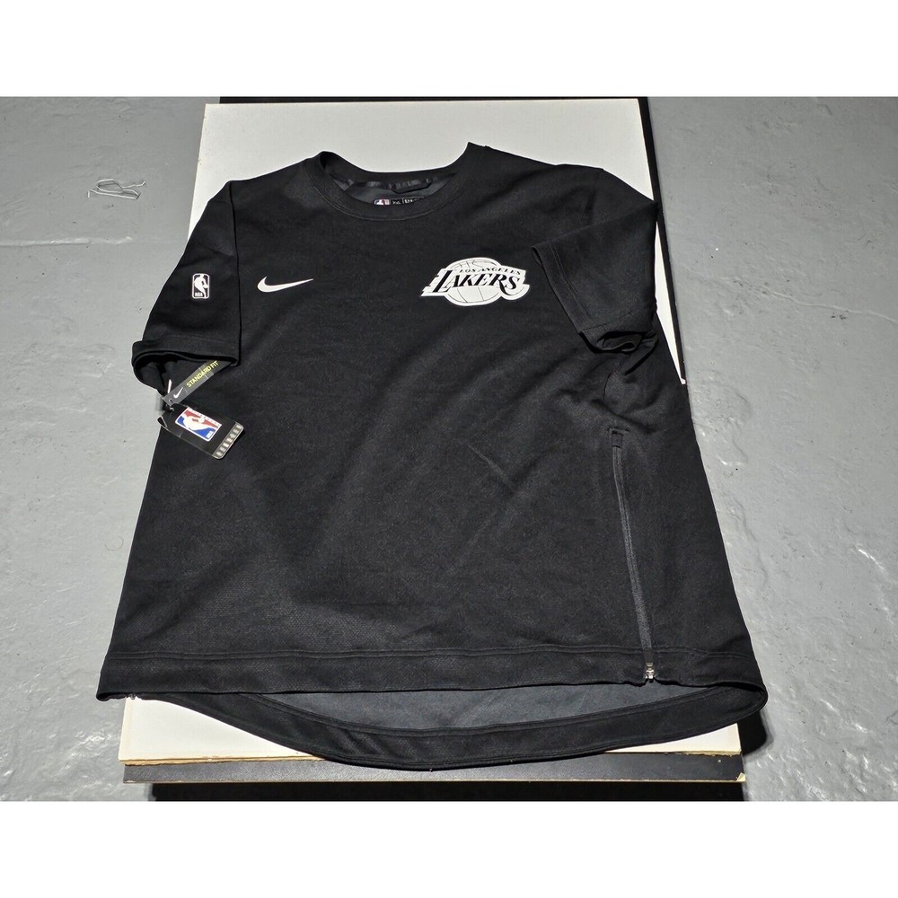 Nike NBA Authentics LA Lakers (2XL) Enginee Player Issue Black Shirt 933039 010